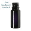 10 ml standaard DIN18 fles, Miron violet glas FL-10-63