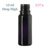 217 x hoge 10ml DIN18 fles, Miron violet glas FL-10-70