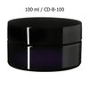 100 ml brede cosmeticapot Sirius, Miron violet glas CD-B-100