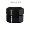 10 ml cosmeticapot Ceres, Miron violet glas CD-S-10