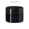 15 ml cosmeticapot Ceres, Miron violet glas CD-S-15 