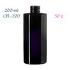 30 x 200 ml cosmeticafles Virgo, Miron violet glas CFL-200