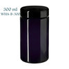 300 ml wijdhalspot Saturn, Miron violet glas, miron artikelnummer SM130028-204