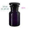 42 x 50 ml apothekerspot Libra, Miron violet glas FL-AP-50