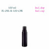 100 ml Pollux ronde oliefles, Miron violet glas