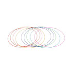 Halsring 45 cm ommanteld staaldraad