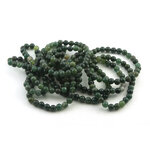 Mosagaat armband, 6 mm kralen