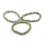 Dalmatiner jaspis armband, 8 mm kralen