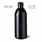 250 ml Aquarius waterfles, Miron violet glas