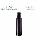 250 ml Pollux ronde oliefles, Miron violet glas