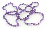 Amethist armband, 6-10 mm druppels - Just Flow - webwinkel met violet glas, edelsteenremedies, edelstenen, sieraden, pendels, o