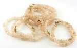 Maansteen armband met slotje, 5-6 mm kralen, licht - Just Flow - webwinkel met violet glas, edelsteenremedies, edelstenen, sier