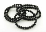 Onyx armband, 6 mm kralen - Just Flow - webwinkel met violet glas, edelsteenremedies, edelstenen, sieraden, pendels, orakelkaar