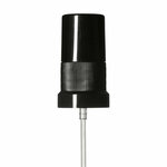 Miron spraydop Classic met zwart kapje. Voor Orion flessen, DIN18, dosering 0,14 ml