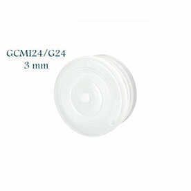 Losse schenkhulp, 3 mm gat, GCMI24,  voor Miron violet glas fles Draco, 200 ml FL-200