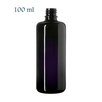 100 ml Orion DIN18 fles, Miron violet glas FL-100 