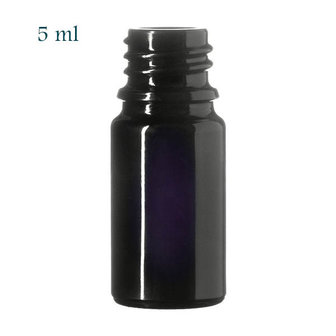 5 ml DIN18 fles, Miron violet glas FL-5 