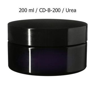 200 ml brede cosmeticapot Sirius, Miron violet glas CD-B-200