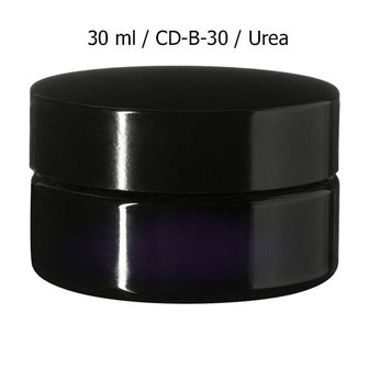 30 ml brede cosmeticapot Sirius, Miron violet glas CD-B-30