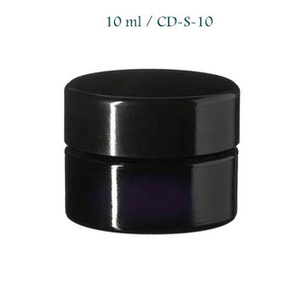 10 ml cosmeticapot Ceres, Miron violet glas CD-S-10