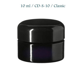 10 ml cosmeticapot Ceres, Miron violet glas CD-S-10