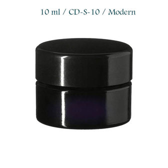 10 ml cosmeticapot Ceres, Miron violet glas CD-S-10