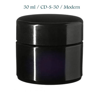 30 ml cosmeticapot Ceres, Miron violet glas CD-S-30