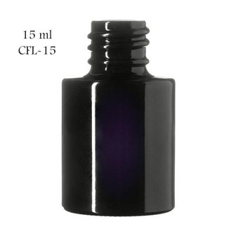 15 ml cosmeticafles Virgo, Miron violet glas HF12822A-204  / CFL-15