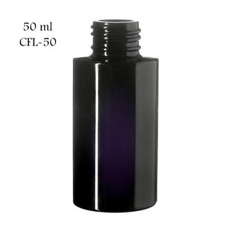 50 ml cosmeticafles Virgo, Miron violet glas CFL-50