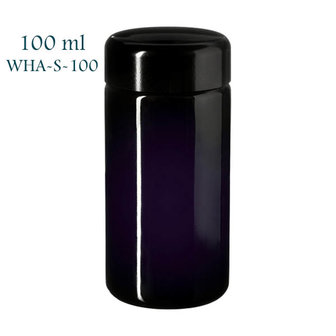 100 ml smalle wijdhalspot Saturn, Miron violet glas WHA-S-100