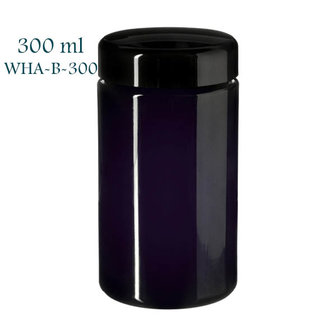 300 ml wijdhalspot Saturn, Miron violet glas, miron artikelnummer SM130028-204