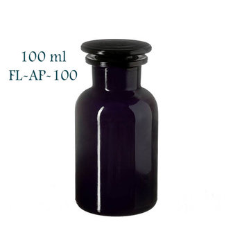 100 ml apothekerspot Libra, Miron violet glas FL-AP-100