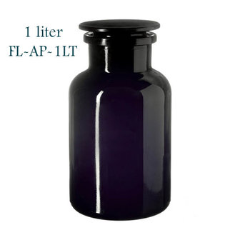 1 Liter apothecary jar Libra, Miron violet glass FL-AP-1LT