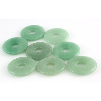 Groene aventurijn donut 3 cm