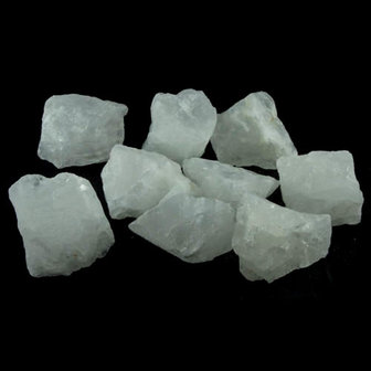 Bergkristal, ruw, ondoorzichtig-40-50 gram
