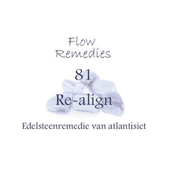 Flow Remedies edelsteenremedie 81. Re-align