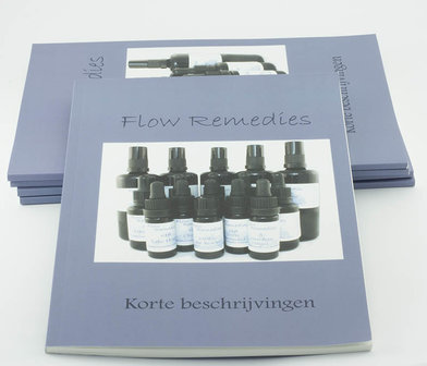 Boekje met korte beschrijvingen Flow Remedies