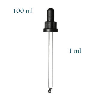 1,0 ml pipet vr 100 ml fles FL-100, Miron PVO-III-G1.0-FL100-SW