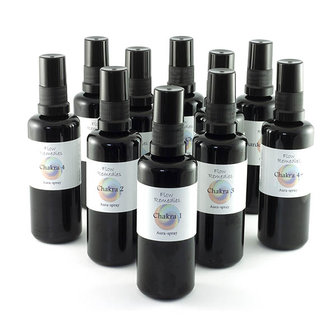 Flow Remedies chakra auraspray set