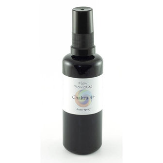 Flow Remedies aura spray chakra 4+ (hogere hartchakra)