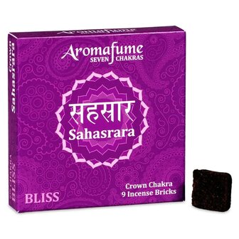 Aromafume wierookblokjes chakra 7