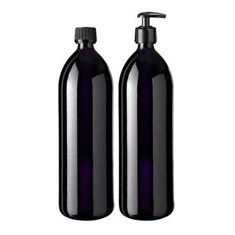Miron violet glas 500 ml Aquariuswaterfles Aquarius, FL-WA-500