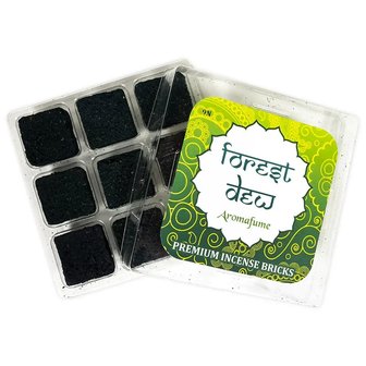 Aromafume wierookblokjes Forest Dew, 9 stuks