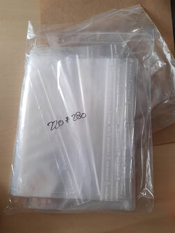 10 x gripzakje 22 x 28 cm