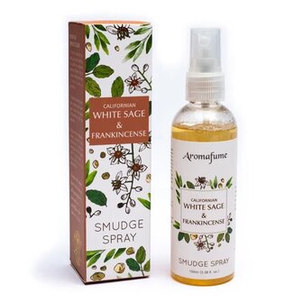 Smudge spray witte salie en frankincense, AromafumeSmudge spray witte salie en frankincense, Aromafume