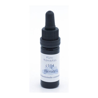 Flow Remedies edelsteenremedie combinatie c114. Elevate, 10 ml pipetflesje.