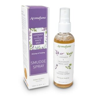 Aromafume smudge spray witte salie en lavendel, 100 ml