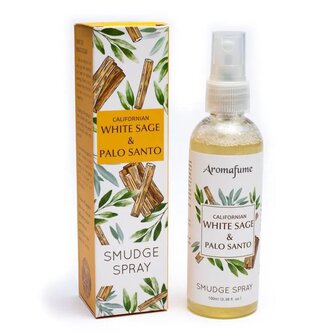 Aromafume smudge spray witte salie en palo santo, 100 ml