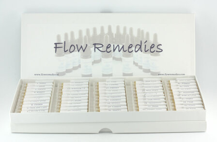 Testset Flow Remedies enkelvoudige remedies 1-84 in opbergdozen