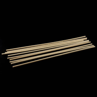 Rotan diffuserstokjes, 20 cm lang, naturel, 10 stuks